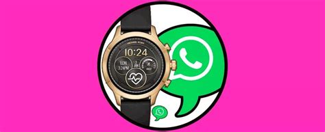 michael kors smartwatch whatsapp antworten|So empfangen Sie WhatsApp auf einer Michael Kors Smartwatch.